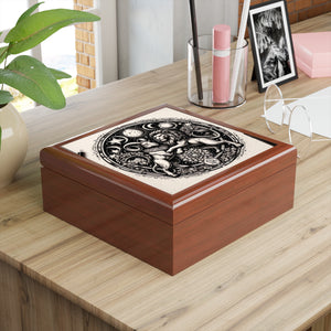Astrological Lions Elegant Jewelry Box
