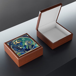 Celestial Zodiac Themed Jewelry Box