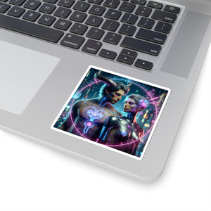 Cyber Love Neon Sticker