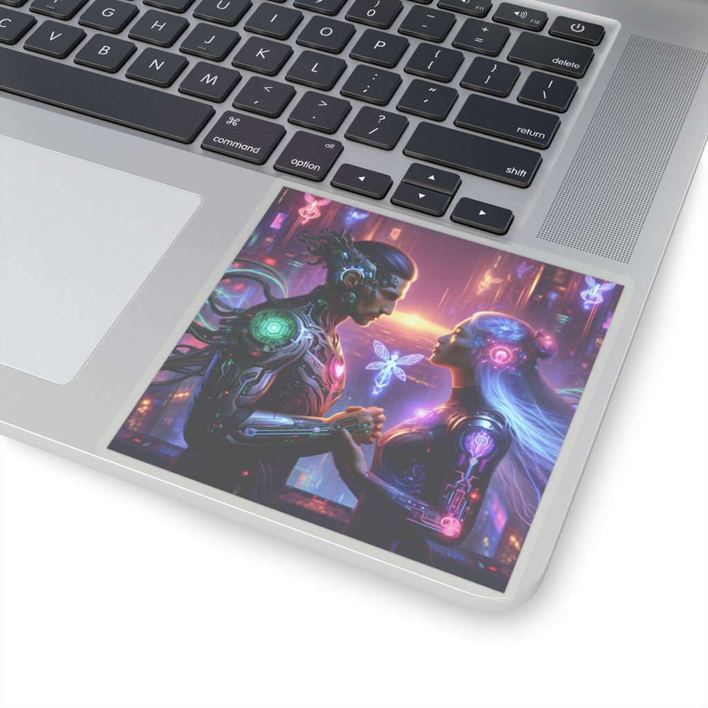 Cyber Love Neon Sticker