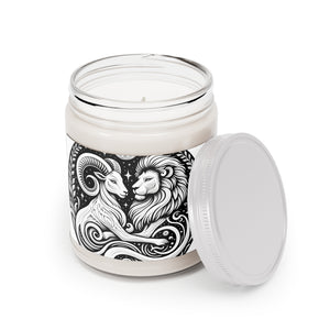 Celestial Harmony Aries & Leo Scented Soy Candle, 9 oz.