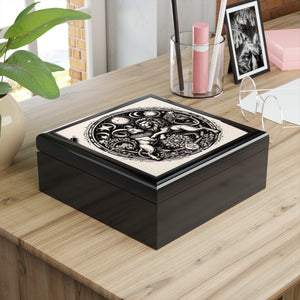 Astrological Lions Elegant Jewelry Box
