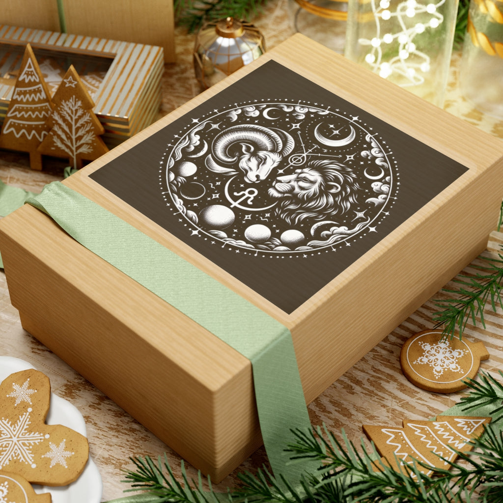Celestial Zodiac Ram Lion Sticker