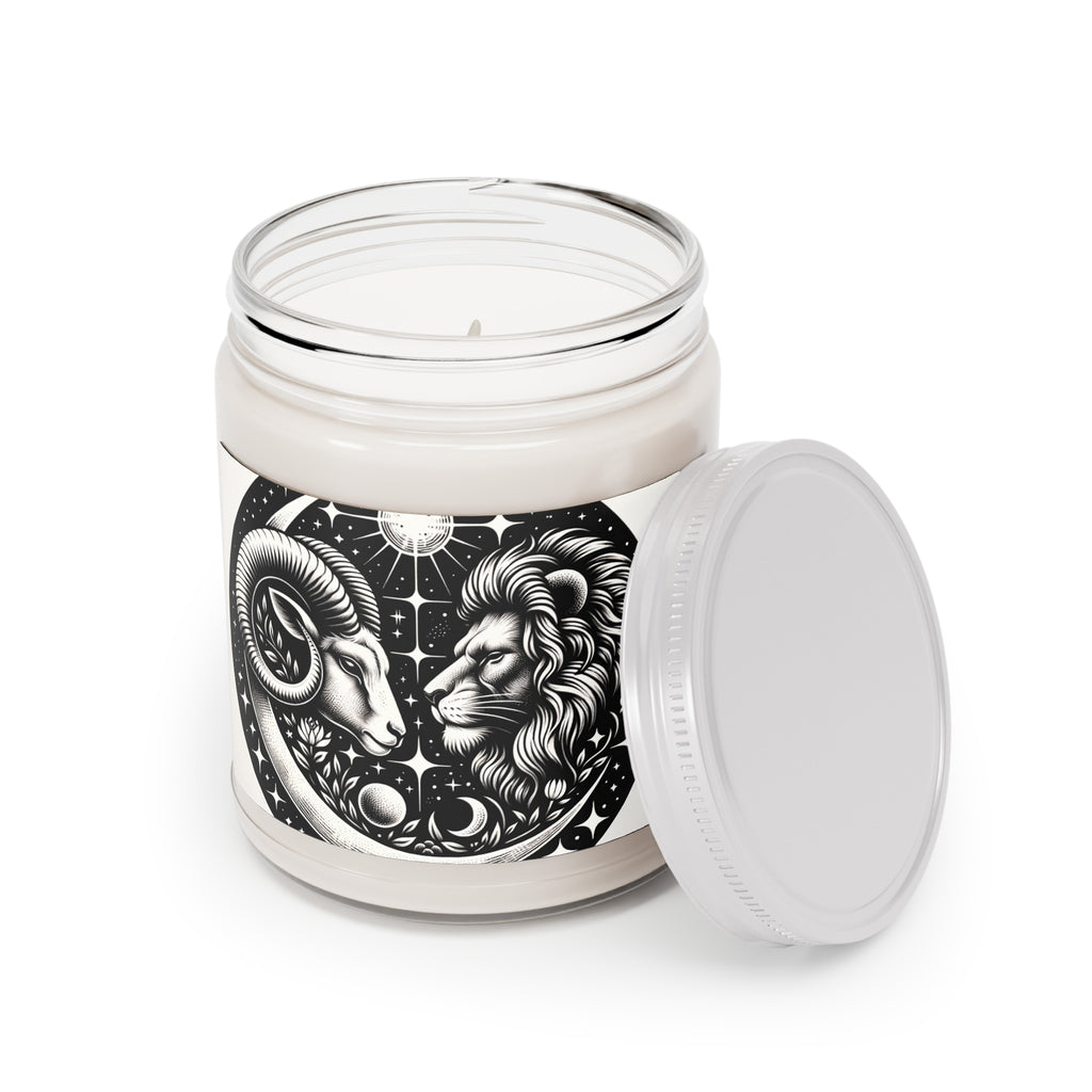 Cosmic Balance Aries & Leo Zodiac Harmony Scented Soy Candle, 9 oz.