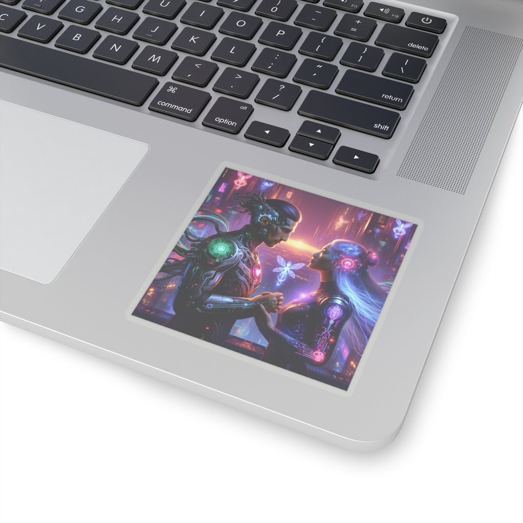 Cyber Love Neon Sticker