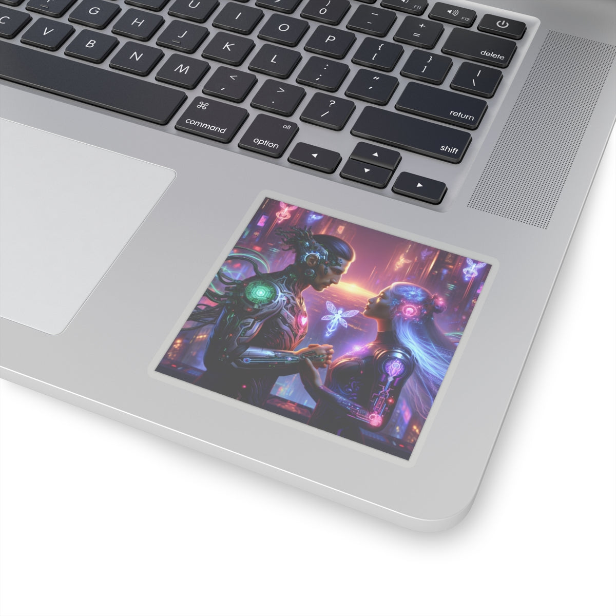 Cyber Love Neon Sticker