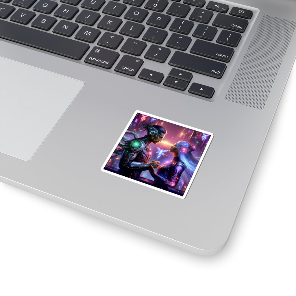 Cyber Love Neon Sticker