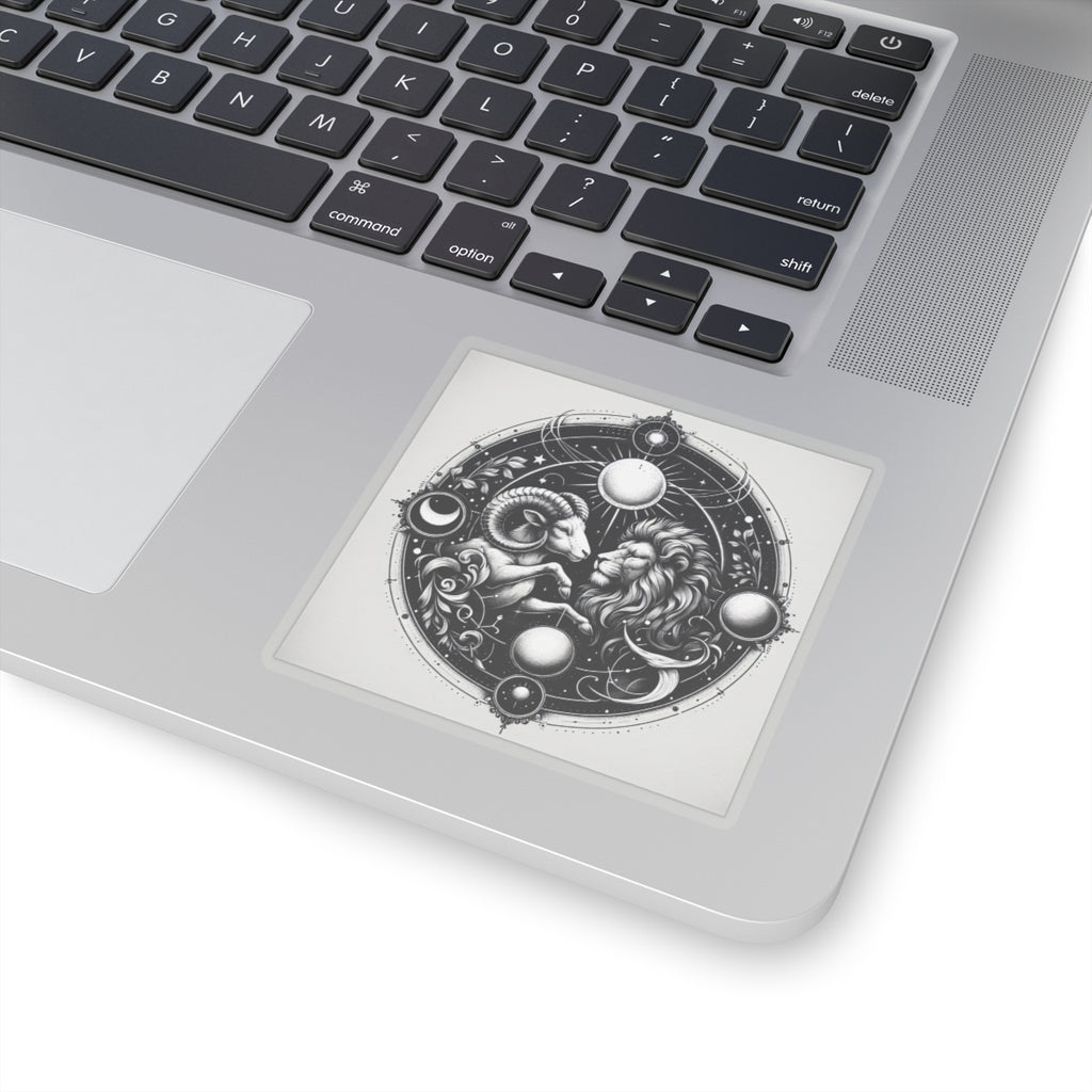 Astrological Lion Ram Sticker