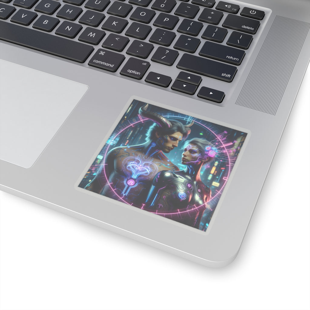 Cyber Love Neon Sticker
