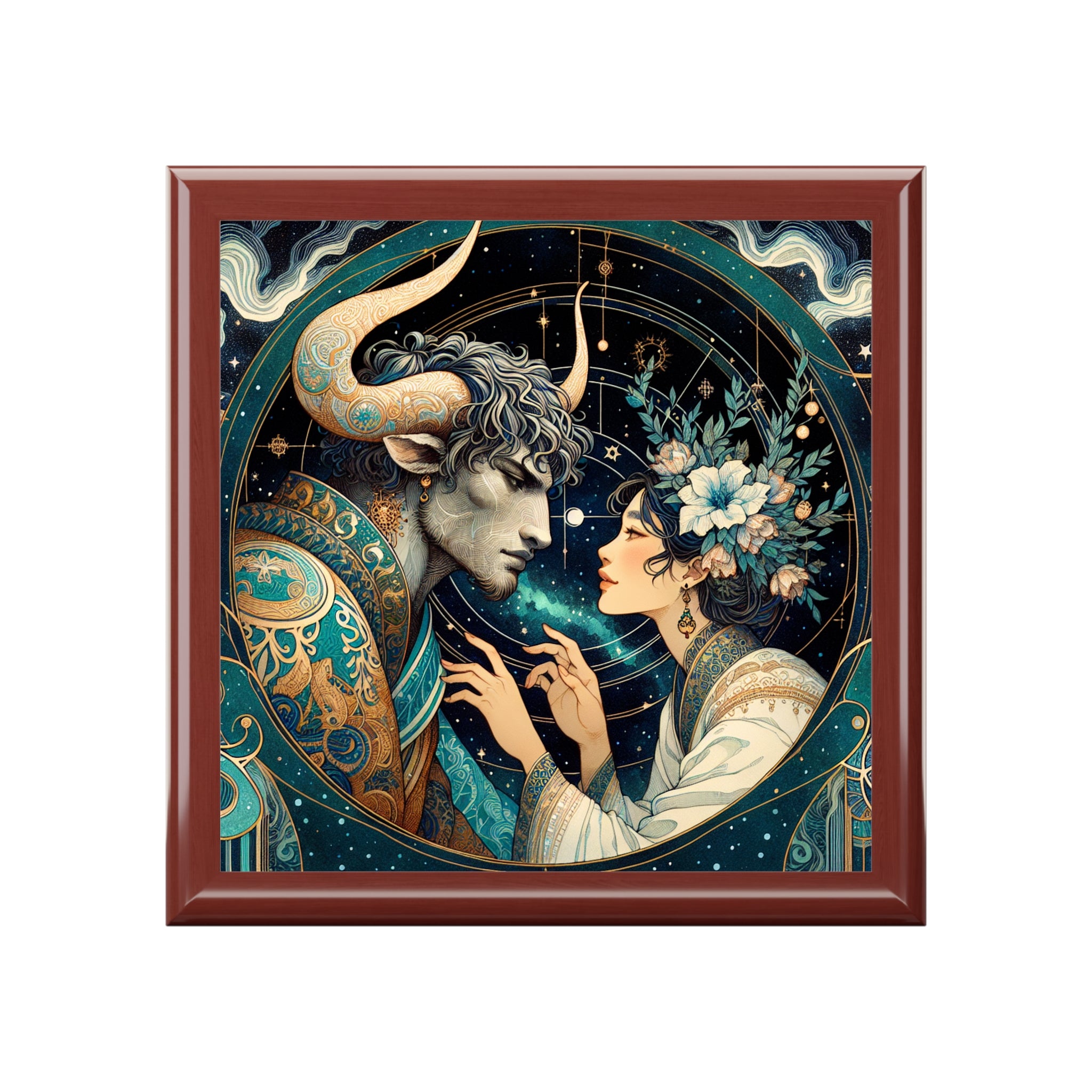 Celestial Taurus Enchanted Jewelry Box