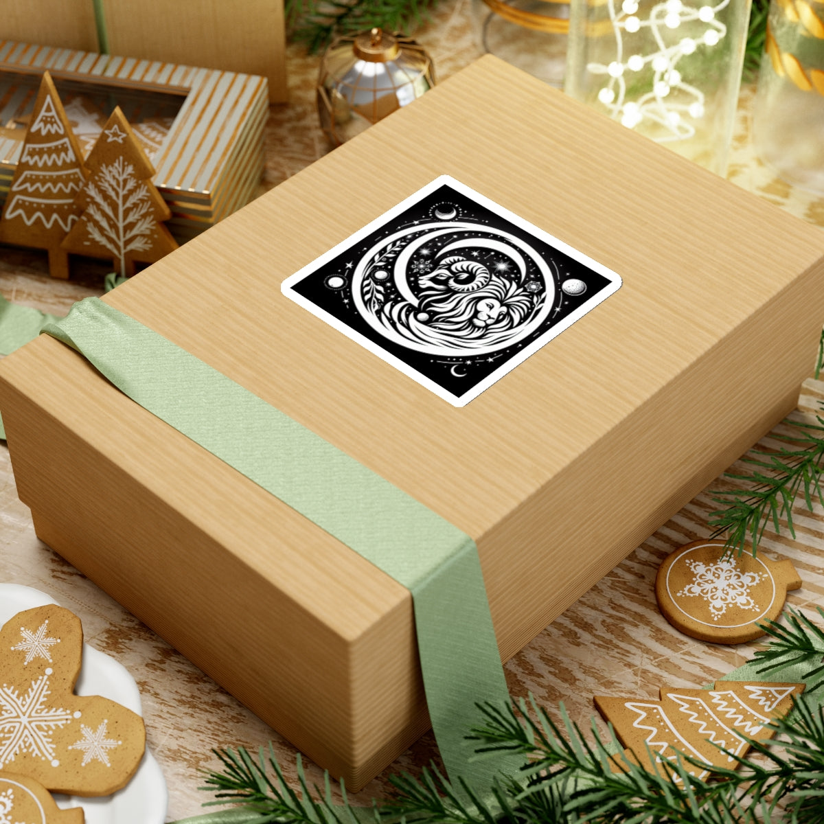 Celestial Lion Zodiac Sticker