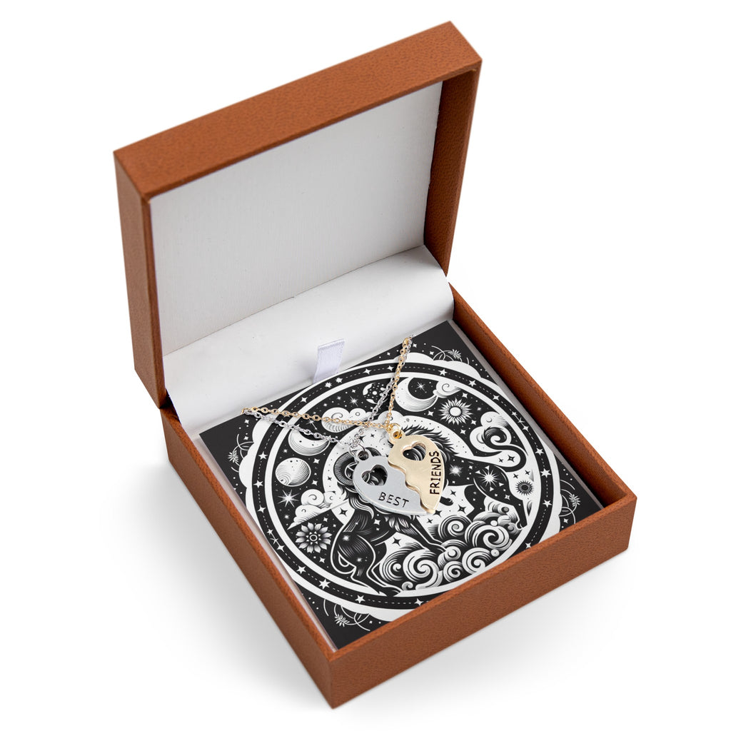 Cosmic Zodiac Ram Lion Necklace
