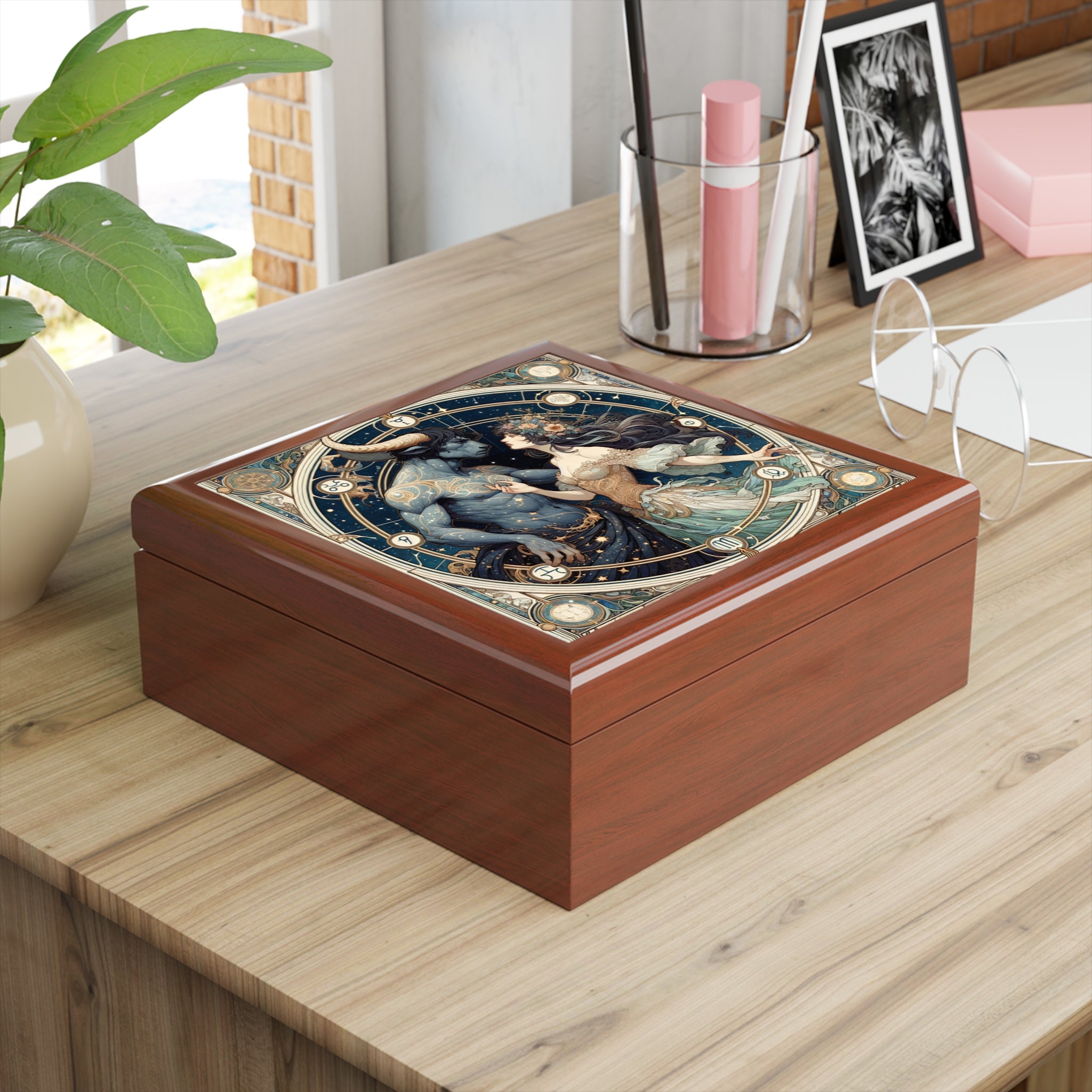 Celestial Zodiac Enchanted Jewelry Box