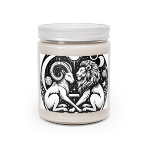 Celestial Harmony Aries & Leo Scented Soy Candle, 9 oz.