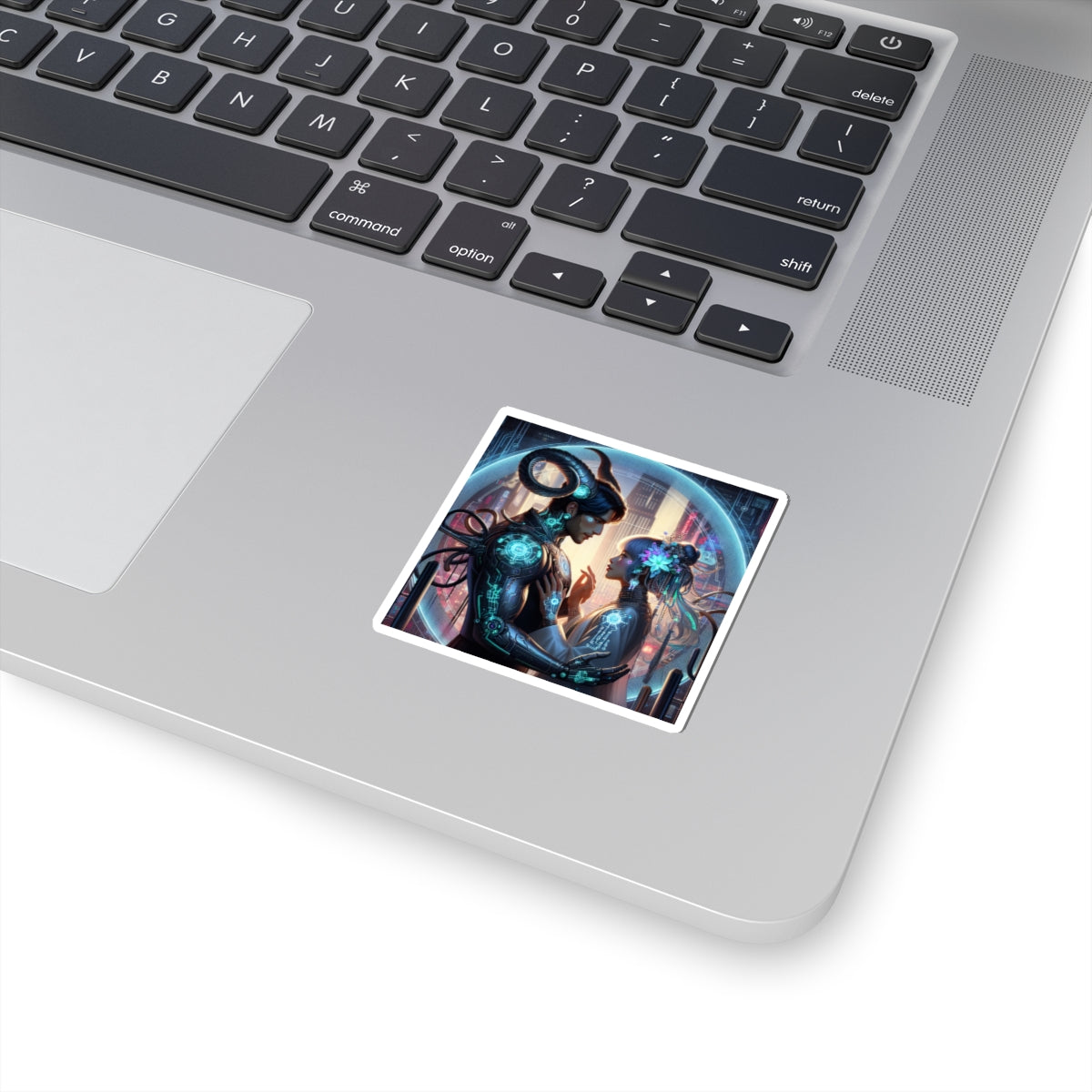 Cyber Romance Kiss-Cut Sticker