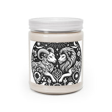 Load image into Gallery viewer, Celestial Harmony Aries &amp; Leo Zodiac Soy Candle - 9 oz Mystic Essence Series
