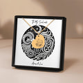 Aries & Leo Zodiac Sign Heart Necklace