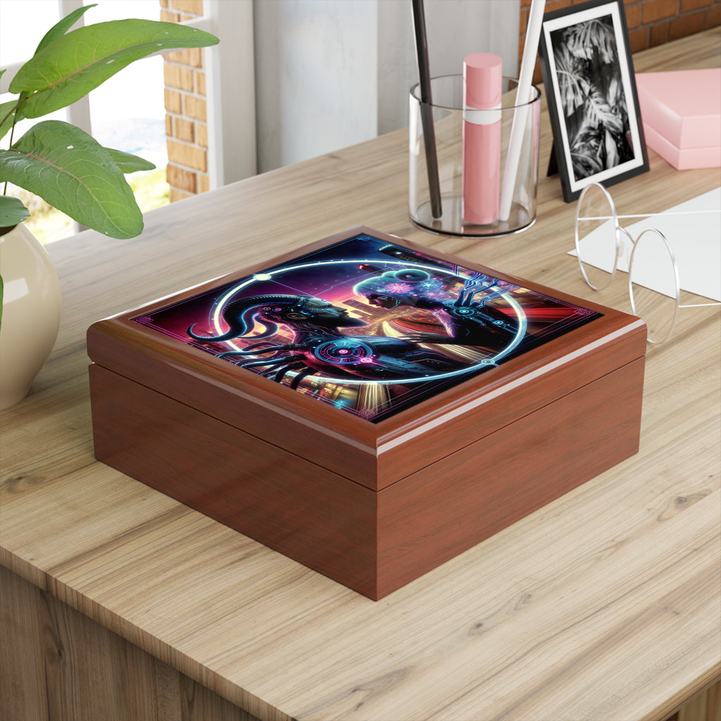 Cyber Love Illuminated Jewelry Box