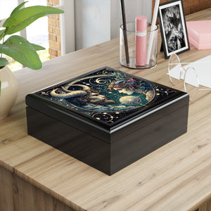 Celestial Zodiac Themed Jewelry Box