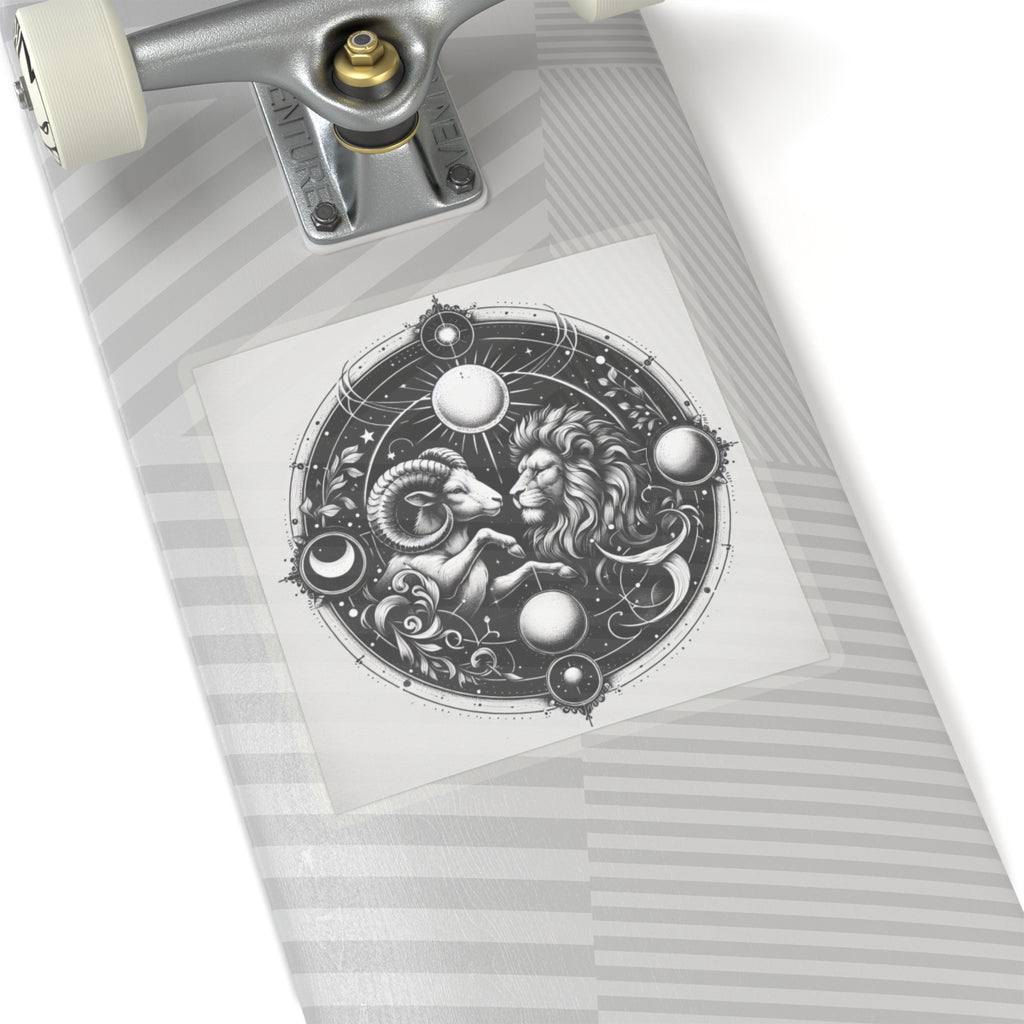 Astrological Lion Ram Sticker