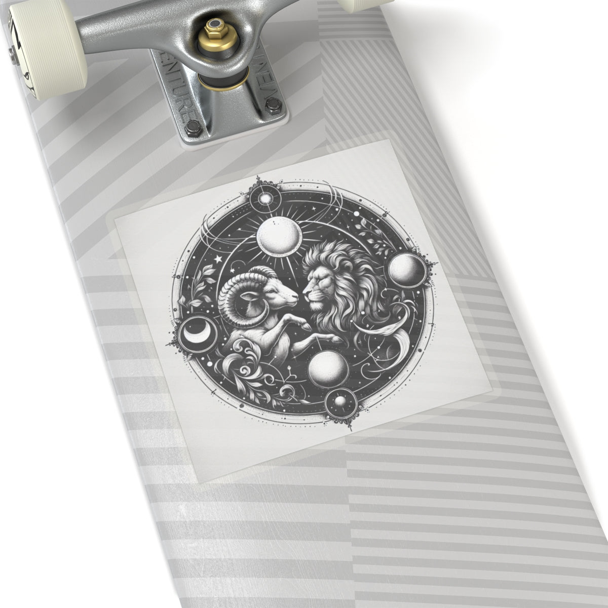 Astrological Lion Ram Sticker