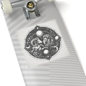 Astrological Lion Ram Sticker