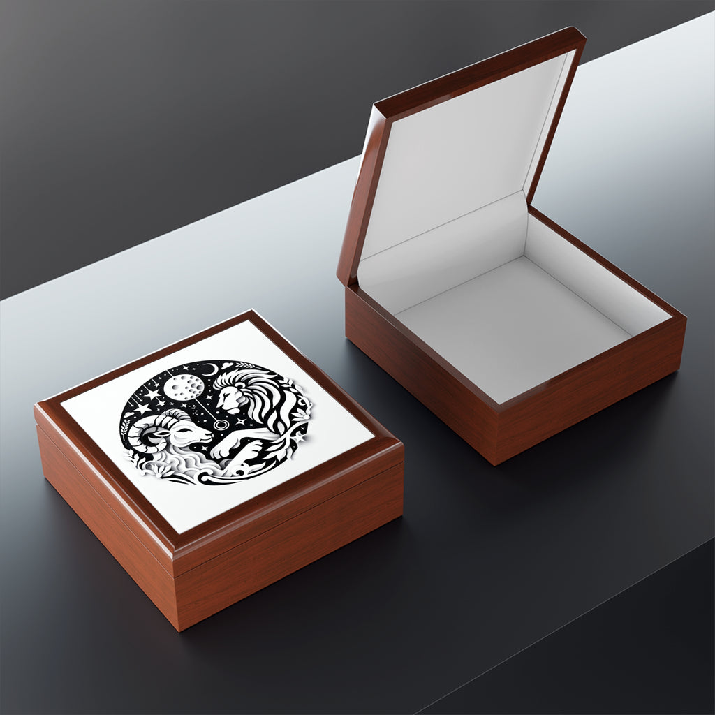 Celestial Zodiac Themed Jewelry Box