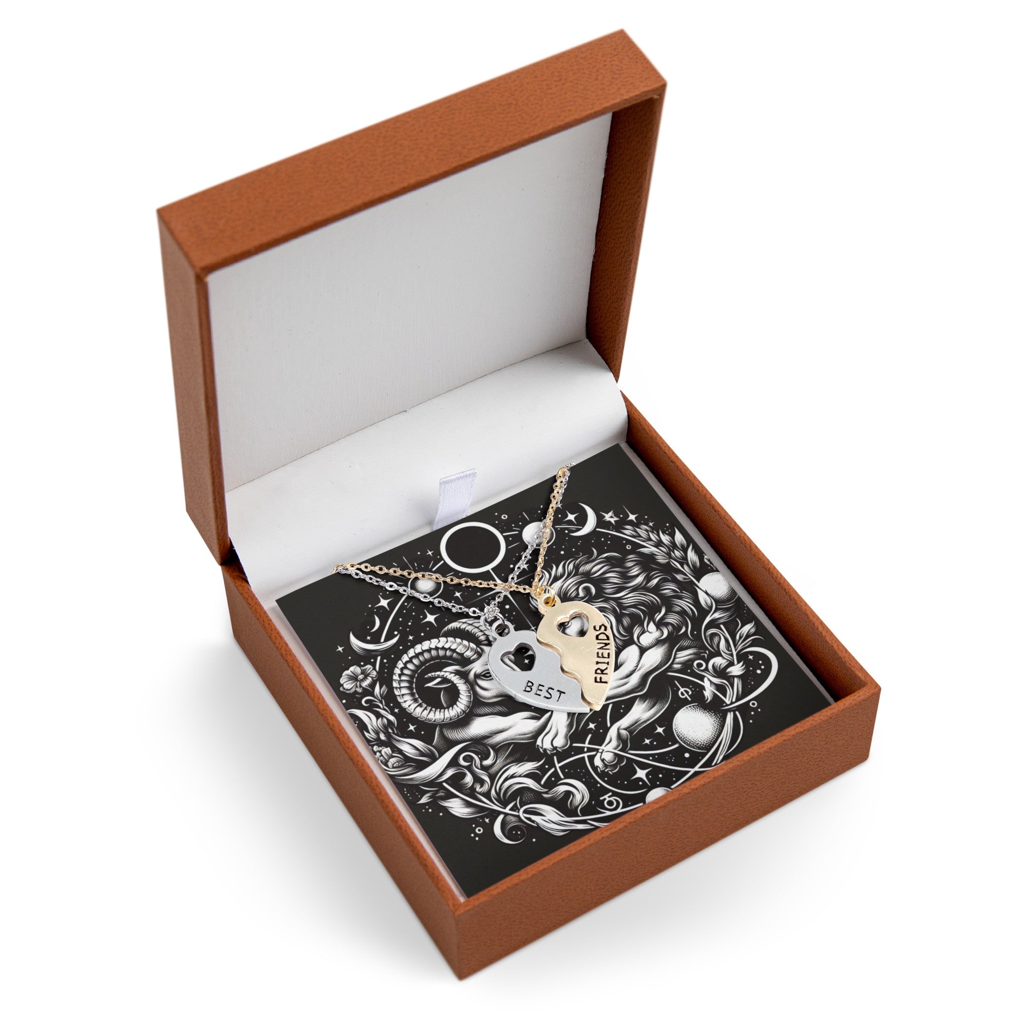 Zodiac-Inspired Cosmic Love Necklace
