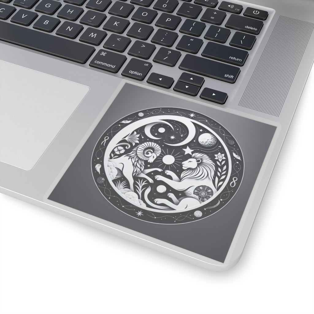 Celestial Lion Yin Yang Sticker