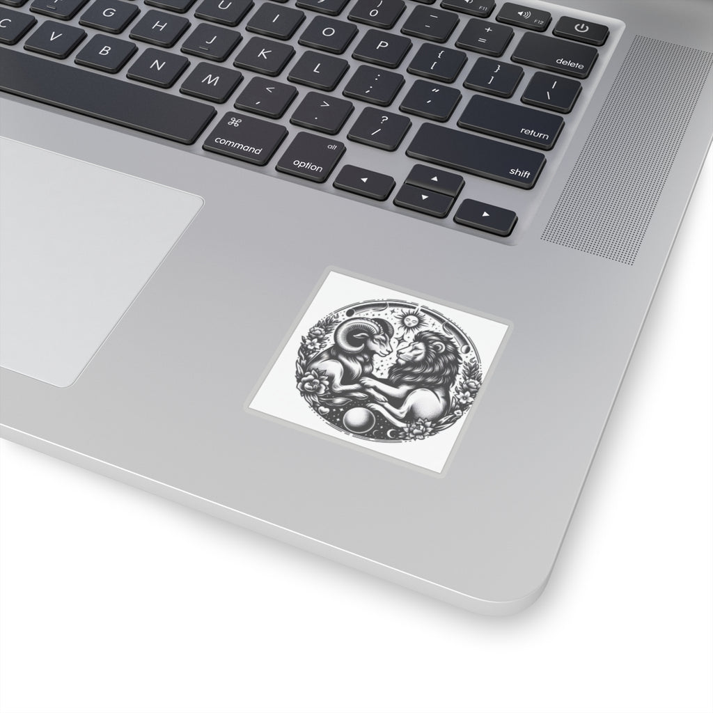 Celestial Lion and Ram Sticker