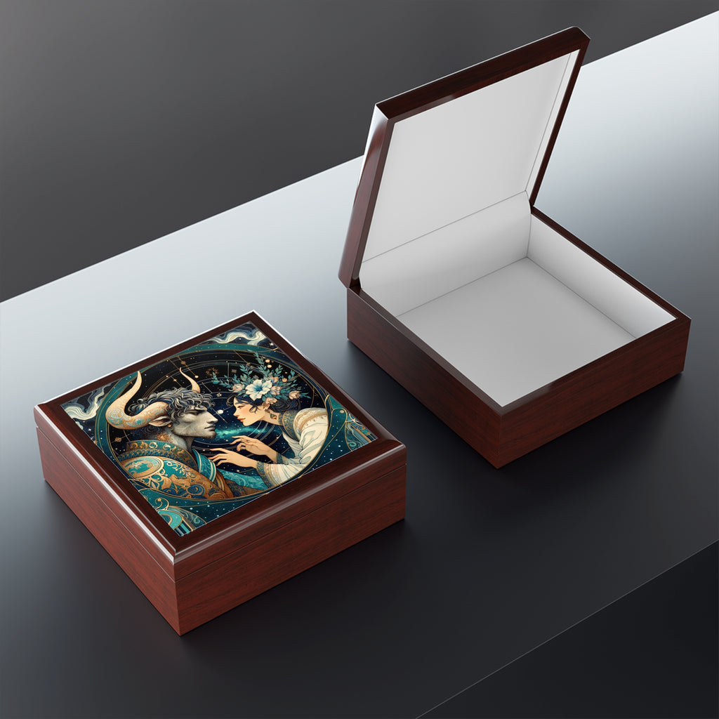 Celestial Taurus Enchanted Jewelry Box