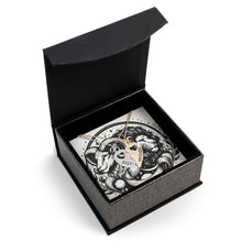Load image into Gallery viewer, Aries Zodiac Split Heart Necklace
