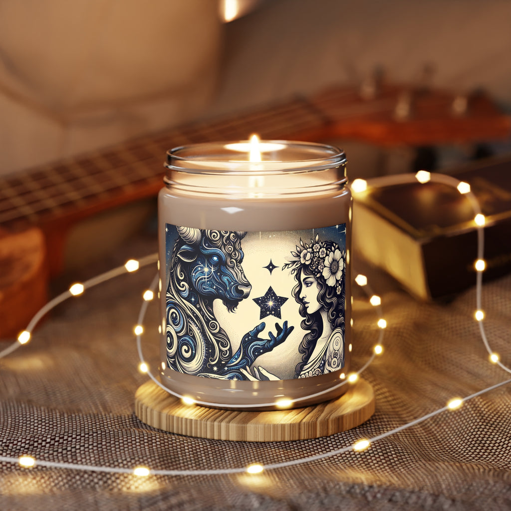 Celestial Harmony: Zodiac-Inspired Aromatherapy Soy Candle, 9 oz.