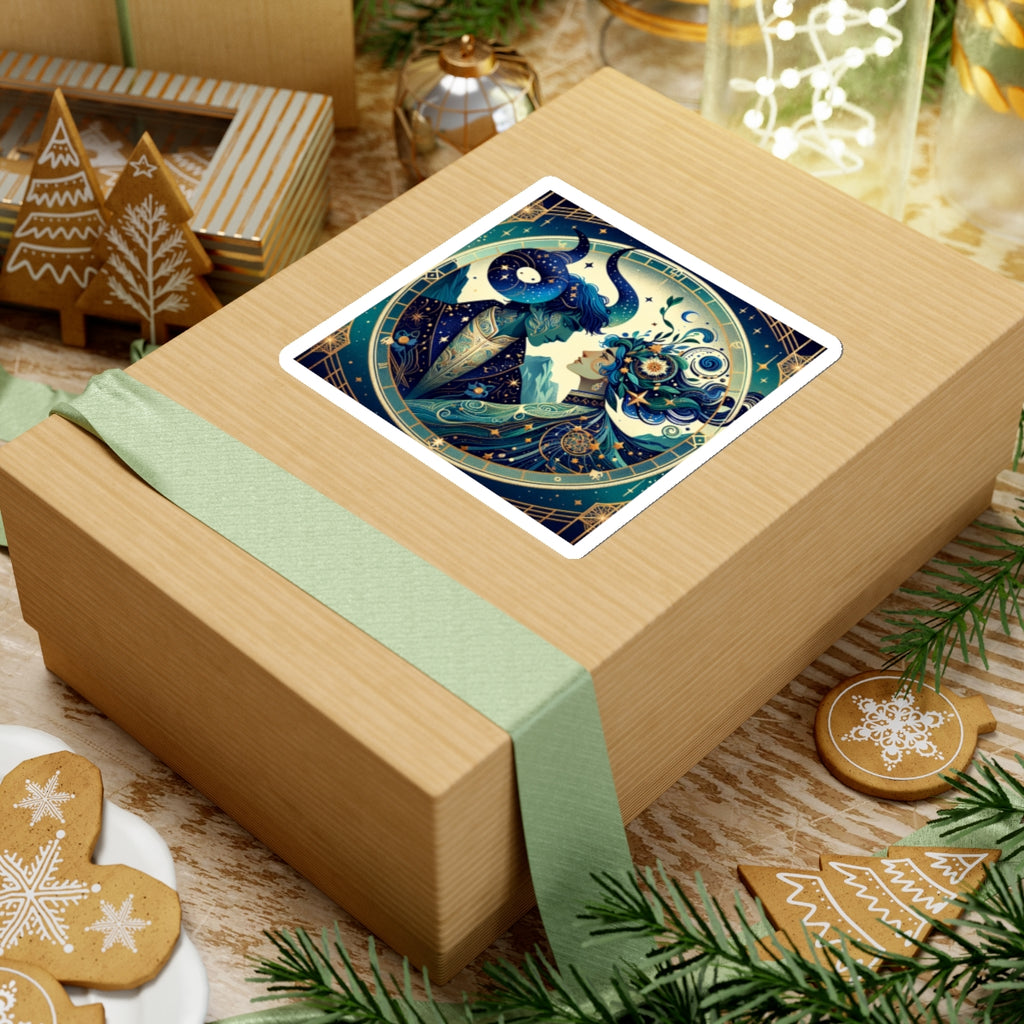 Celestial Zodiac Embrace Sticker
