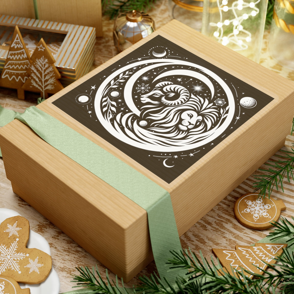 Celestial Lion Zodiac Sticker