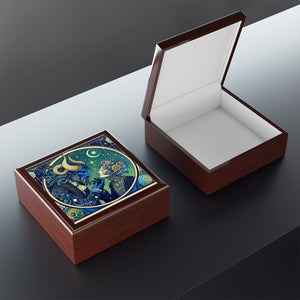Celestial Zodiac Themed Jewelry Box