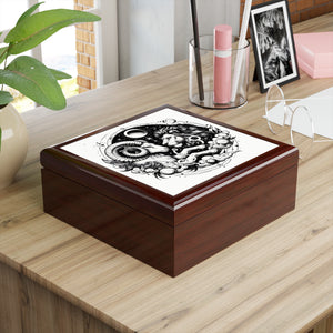 Celestial Zodiac Themed Jewelry Box