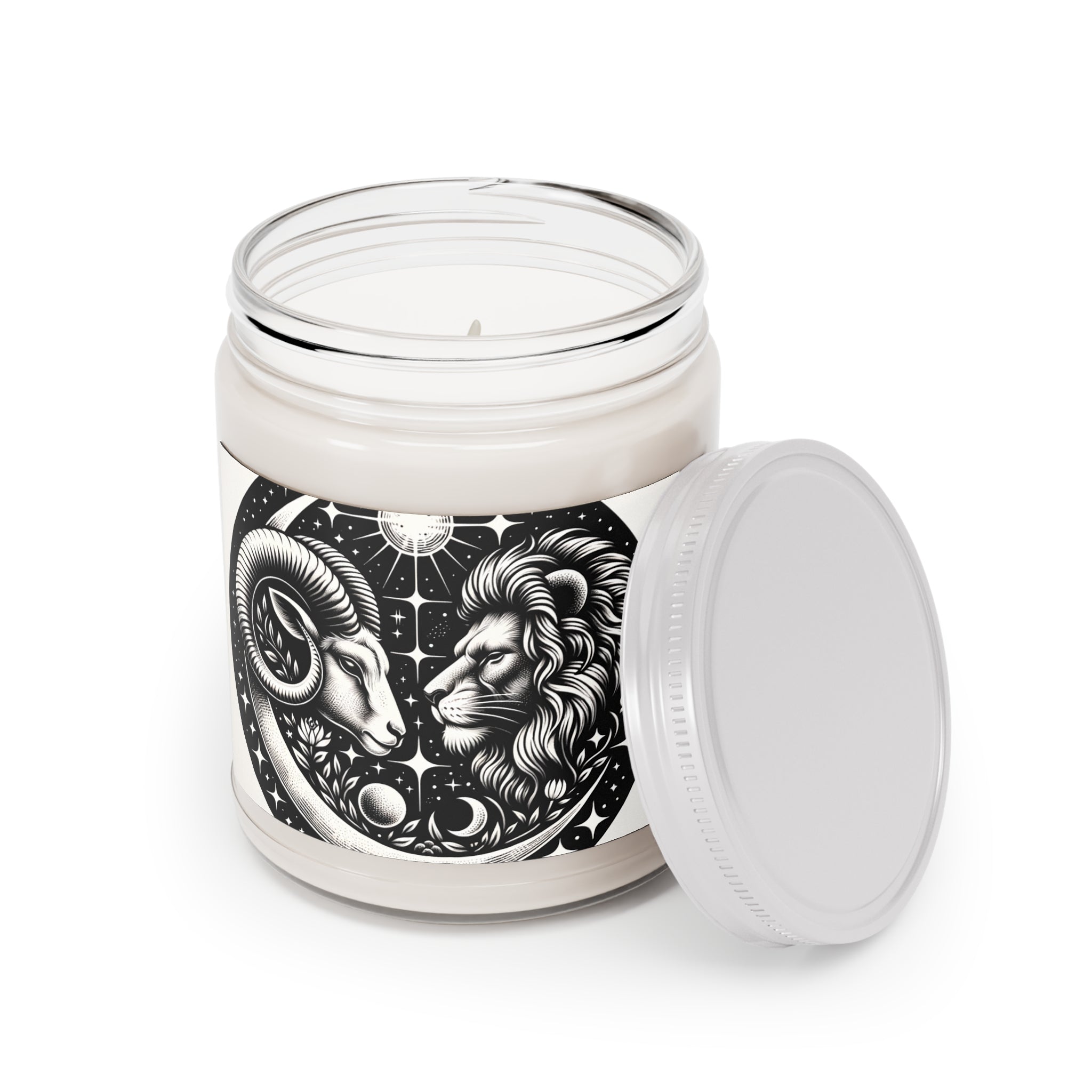 Cosmic Balance Aries & Leo Zodiac Harmony Scented Soy Candle, 9 oz.