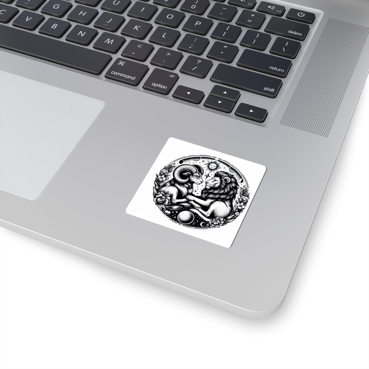 Celestial Lion and Ram Sticker