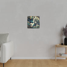 Load image into Gallery viewer, Celestial Zodiac Taurus and Woman Artwork Matte Canvas Print - Stretched 0.75 Inch Frame
