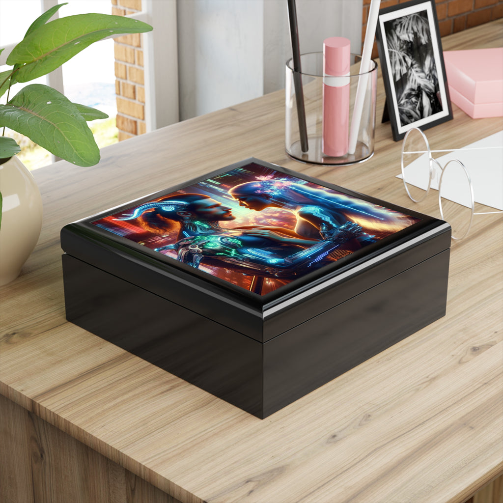 Cyber Love Illuminated Jewelry Box