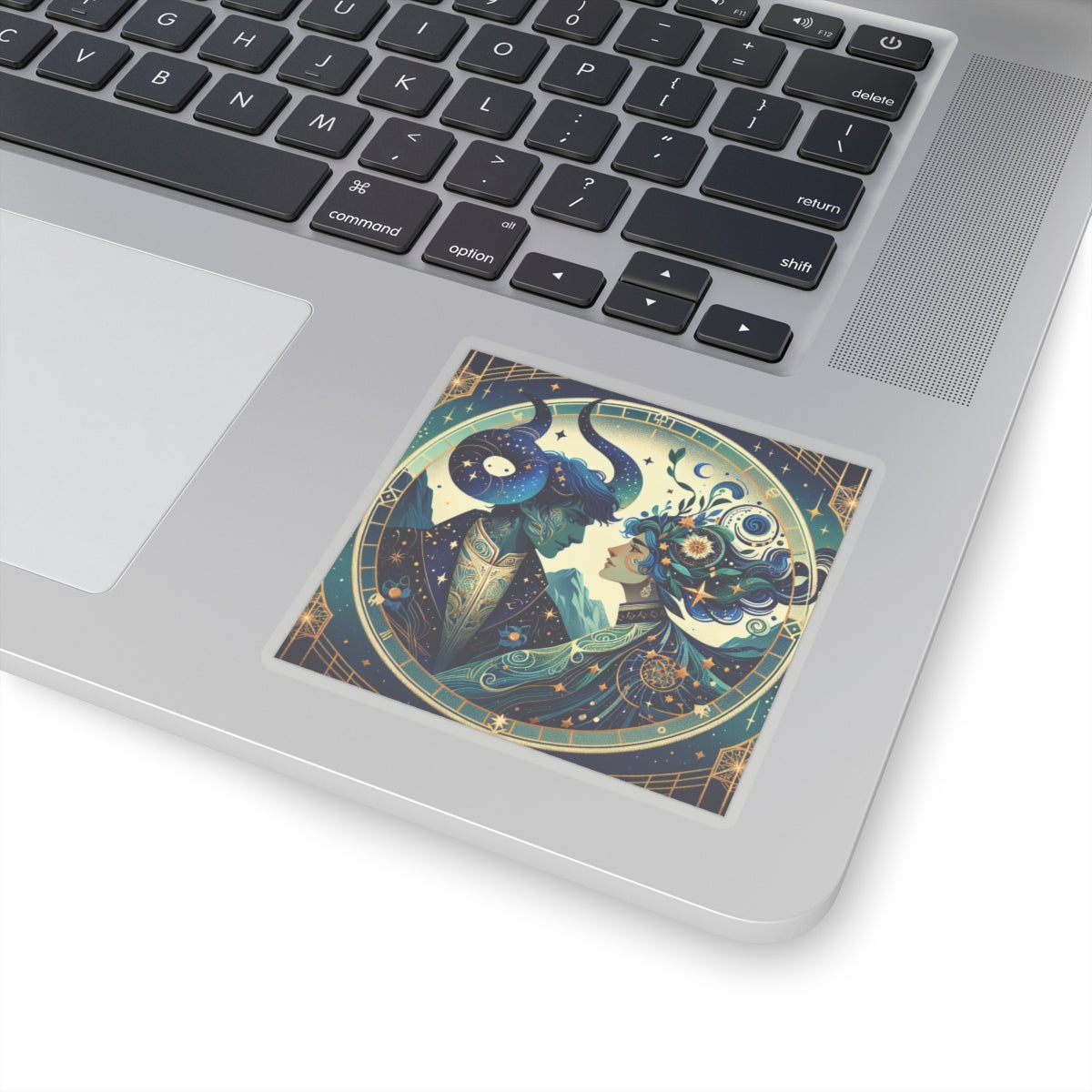 Celestial Zodiac Embrace Sticker