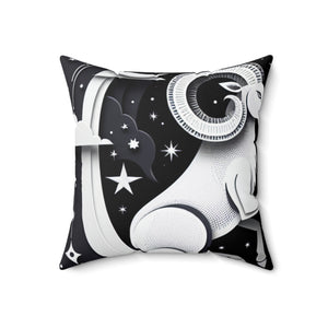 Aries and Leo - Polyester Square Pillow