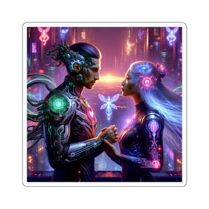 Cyber Love Neon Sticker