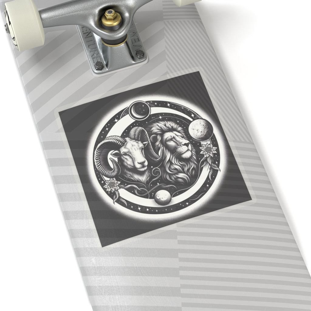 Celestial Lion and Ram Sticker