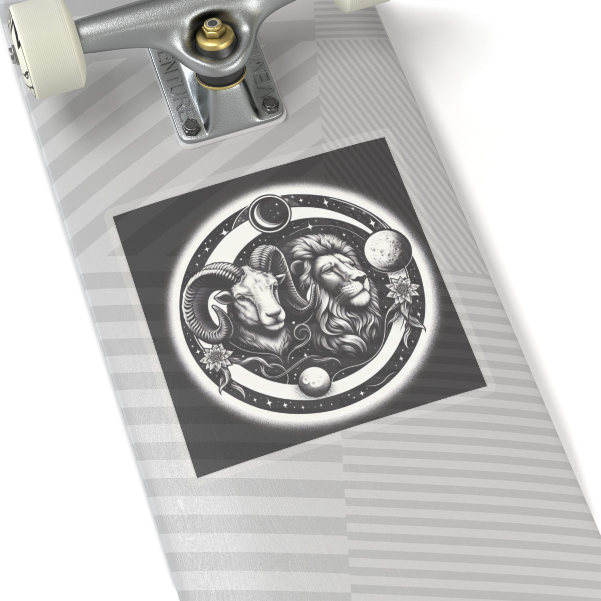 Celestial Lion and Ram Sticker