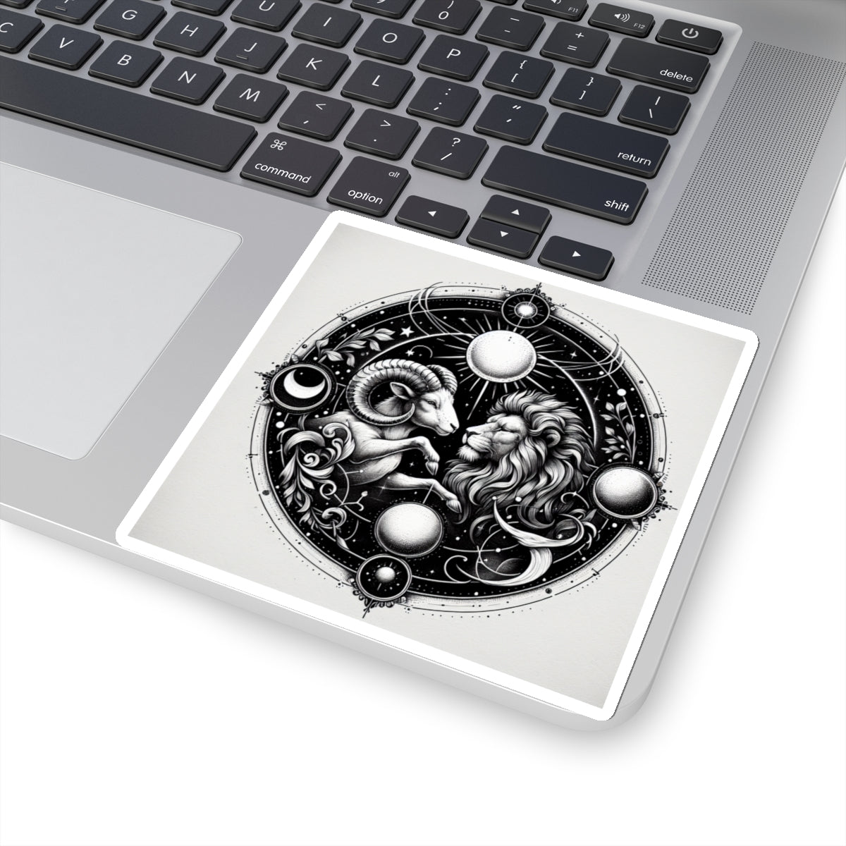 Astrological Lion Ram Sticker
