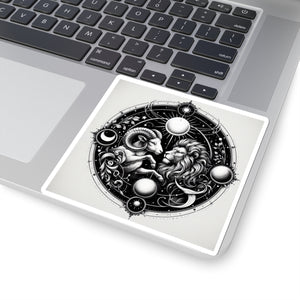 Astrological Lion Ram Sticker