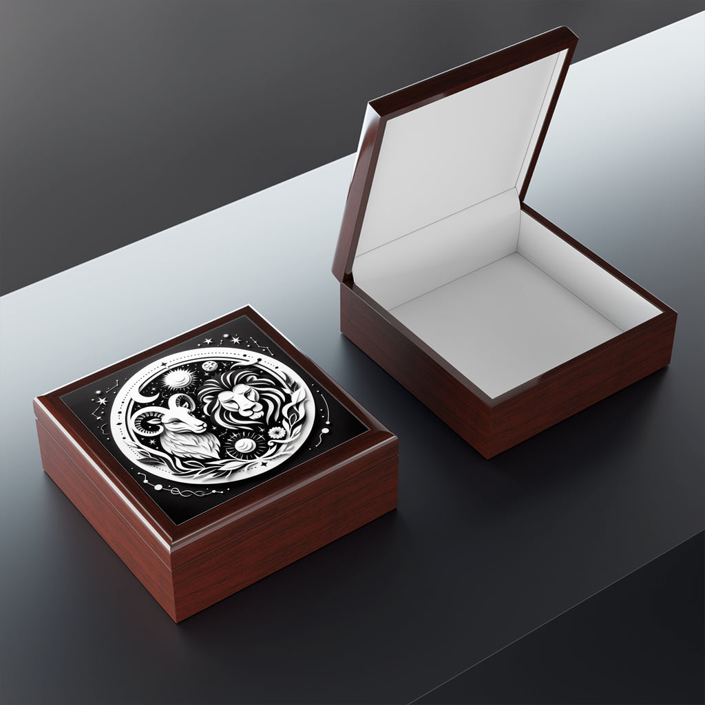 Celestial Zodiac Themed Jewelry Box