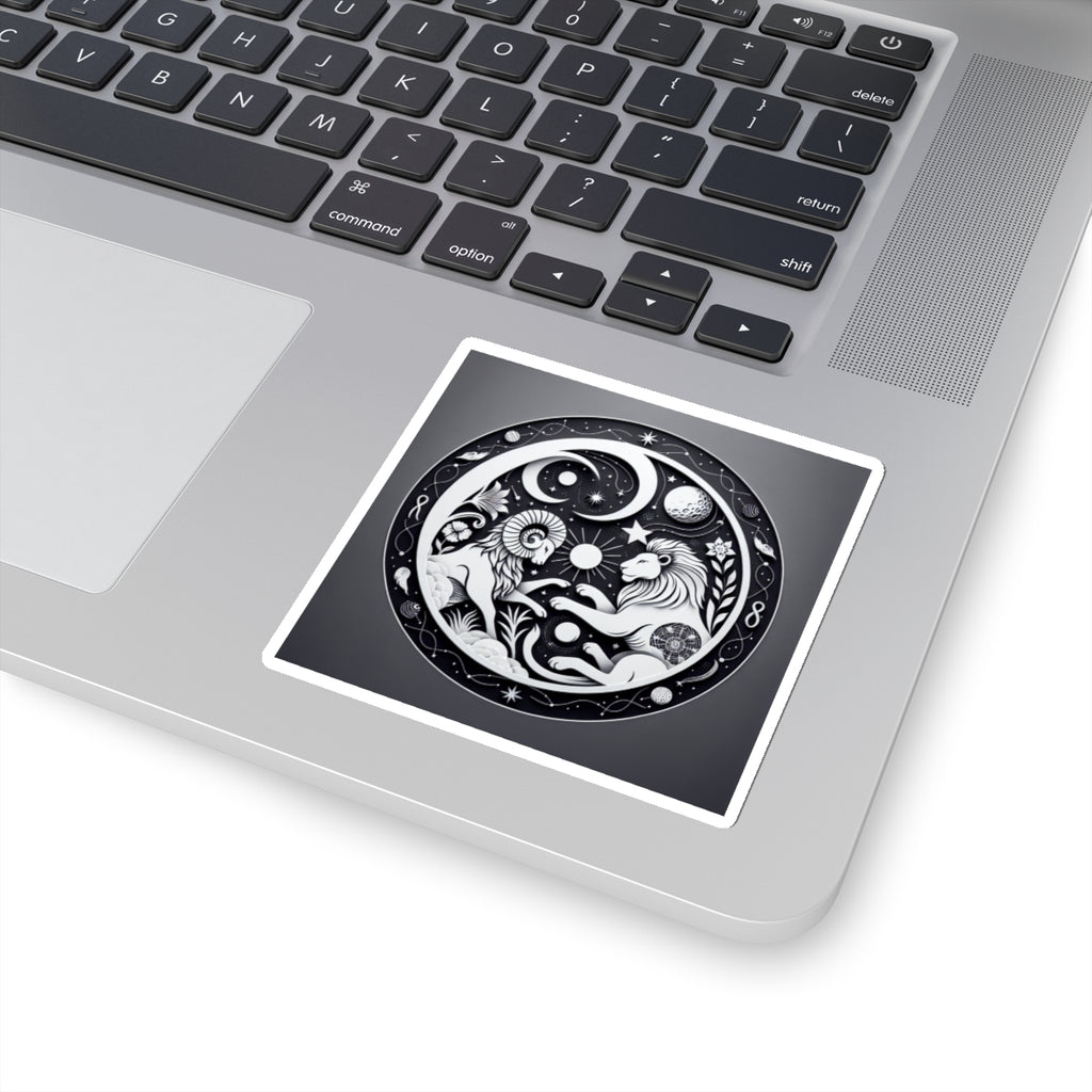 Celestial Lion Yin Yang Sticker